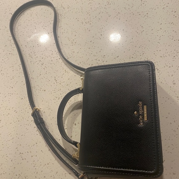 Kate spade black crossbody bag - Picture 1 of 3